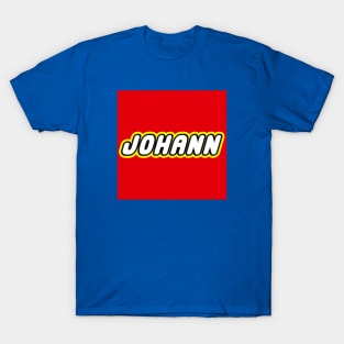 JOHANN - Personalized LEGO Name T-Shirt